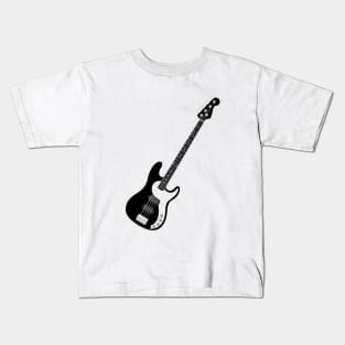 Black Bass Guitar Kids T-Shirt